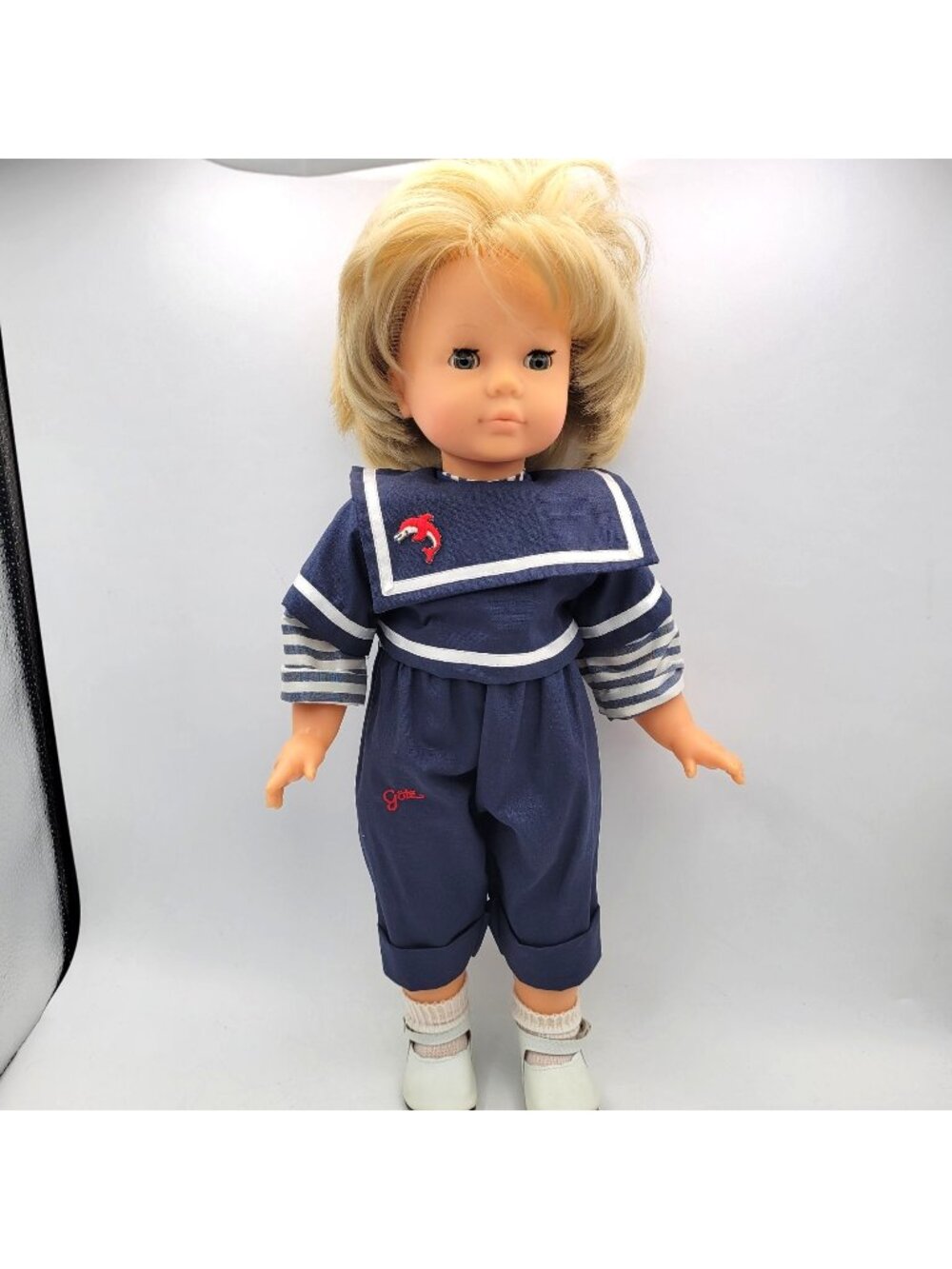 Gotz Puppe Doll FREDERICK #09067 Cloth & Vinyl 19" Realistic Artist Signed w Box